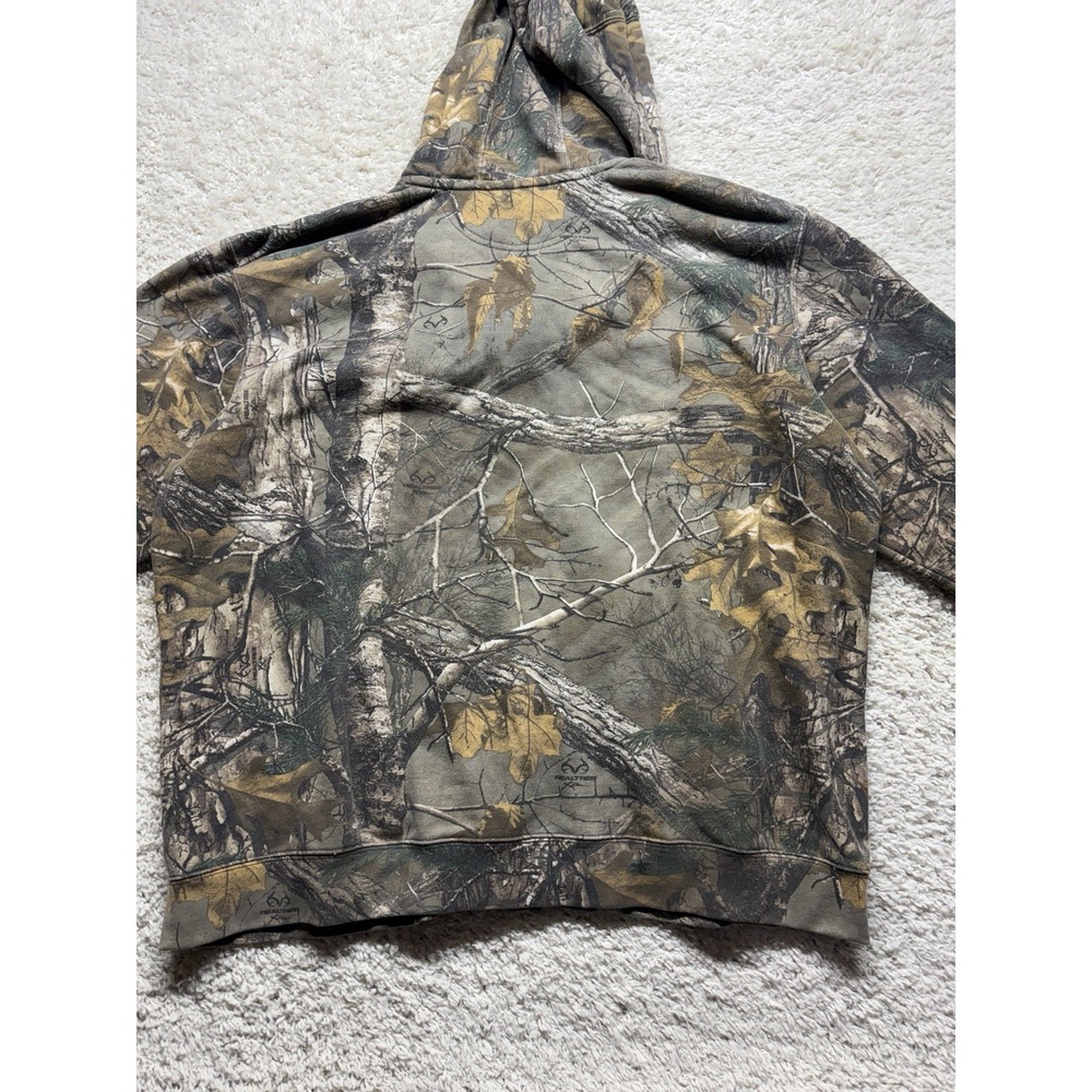 Carhartt Hoodie Sweatshirt 3XL Full Zipper Fleece Realtree Camo - Picture 8 of 9
